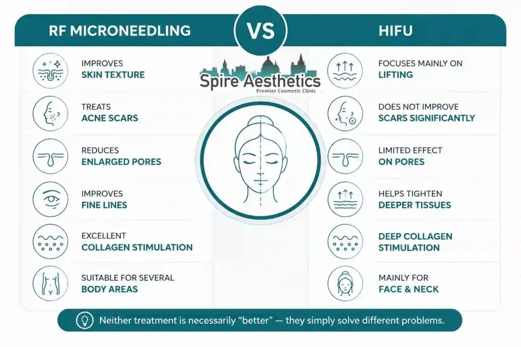 RF Microneedling vs HIFU: Which Treatment Gives Better Results Gosport?