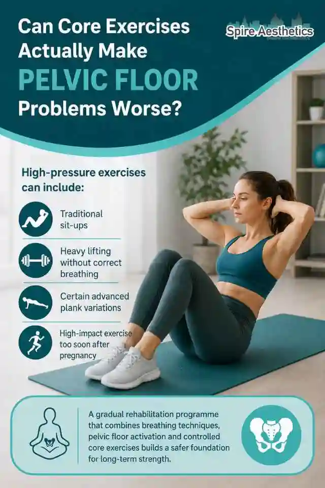 Can Strengthening Your Core Alone Actually Make Pelvic Floor Problems Worse Gosport?